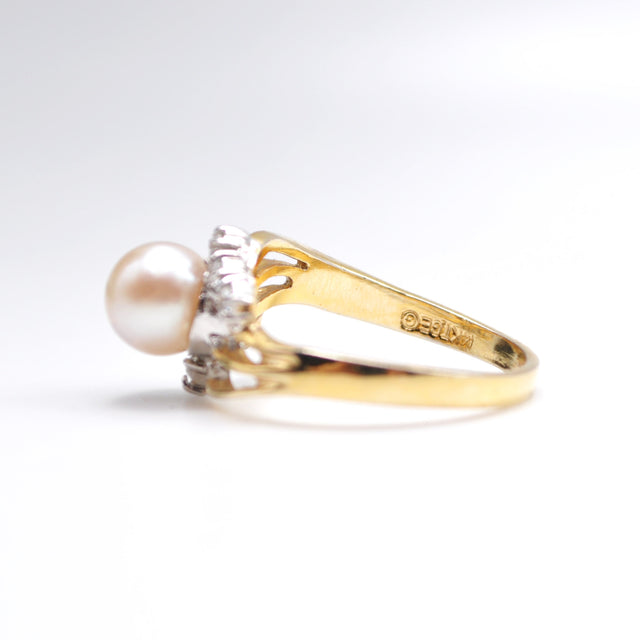 Perla cultivada vintage