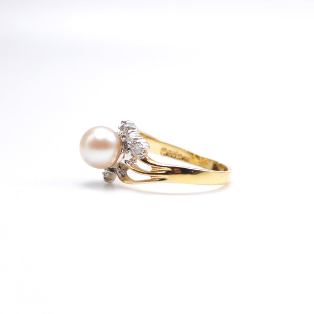 Perla cultivada vintage