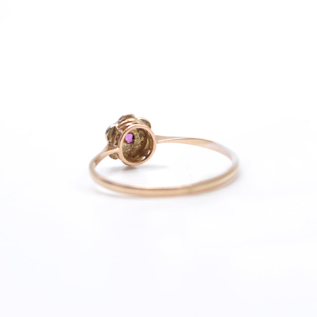 Anillo flor eduardiana