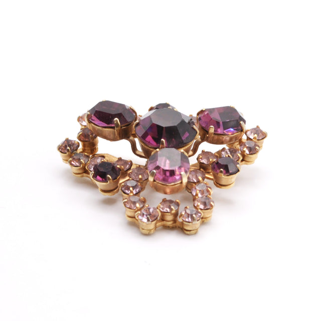 Rhinestones morado