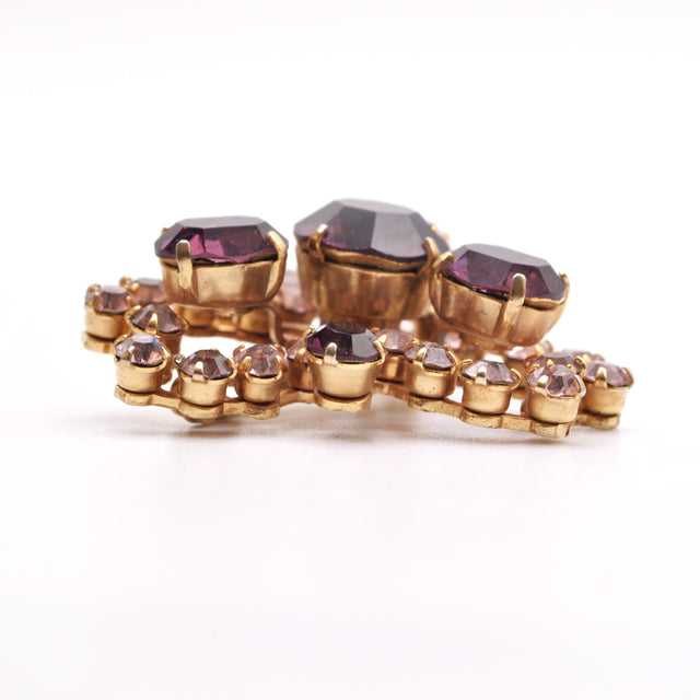 Rhinestones morado