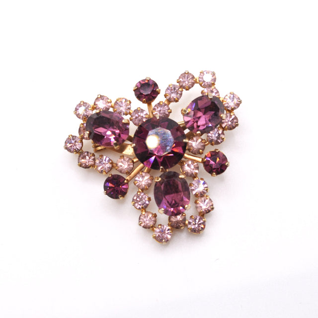 Rhinestones morado