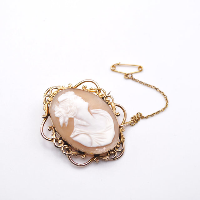 Broche camafeo victoriano