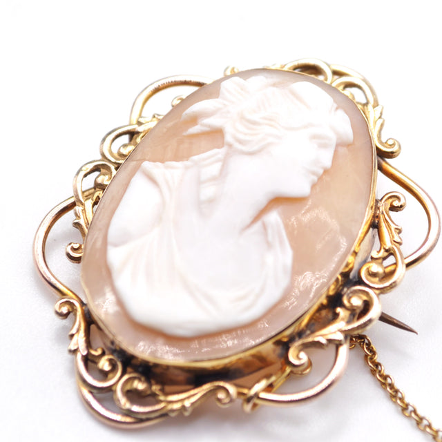 Broche camafeo victoriano