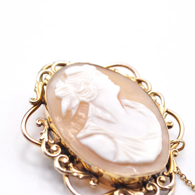 Broche camafeo victoriano
