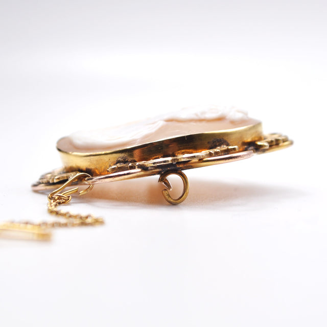 Broche camafeo victoriano