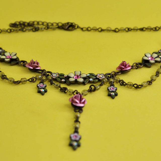 Collar floral vintage